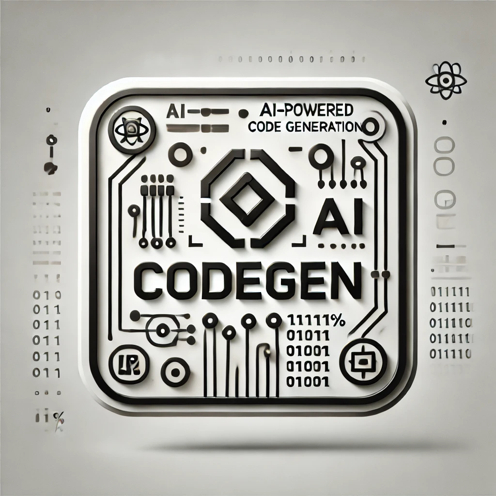 logo for Codegen, backend project with AI and LLM communication